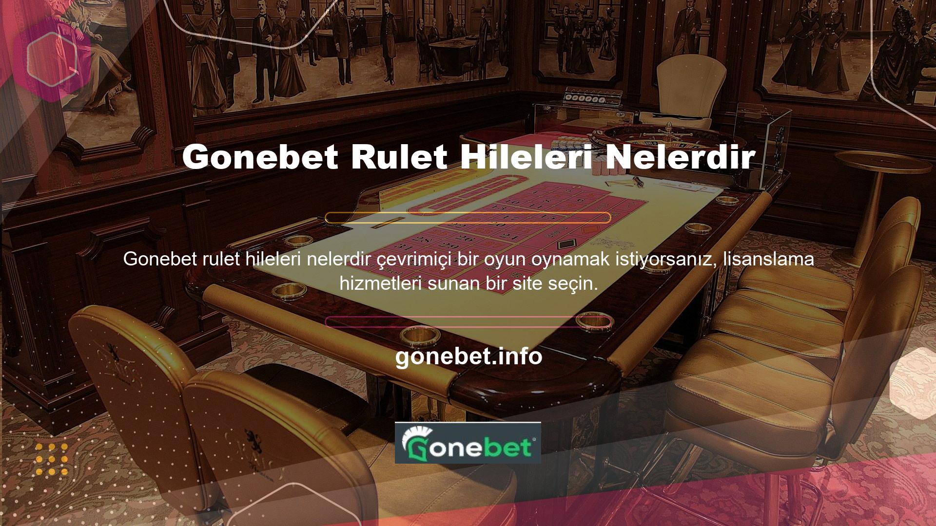 Avrupa ülkelerinde ve Türkiye'de canlı bahis ve bahis için Gonebet bahis sitesi tercih edilmektedir