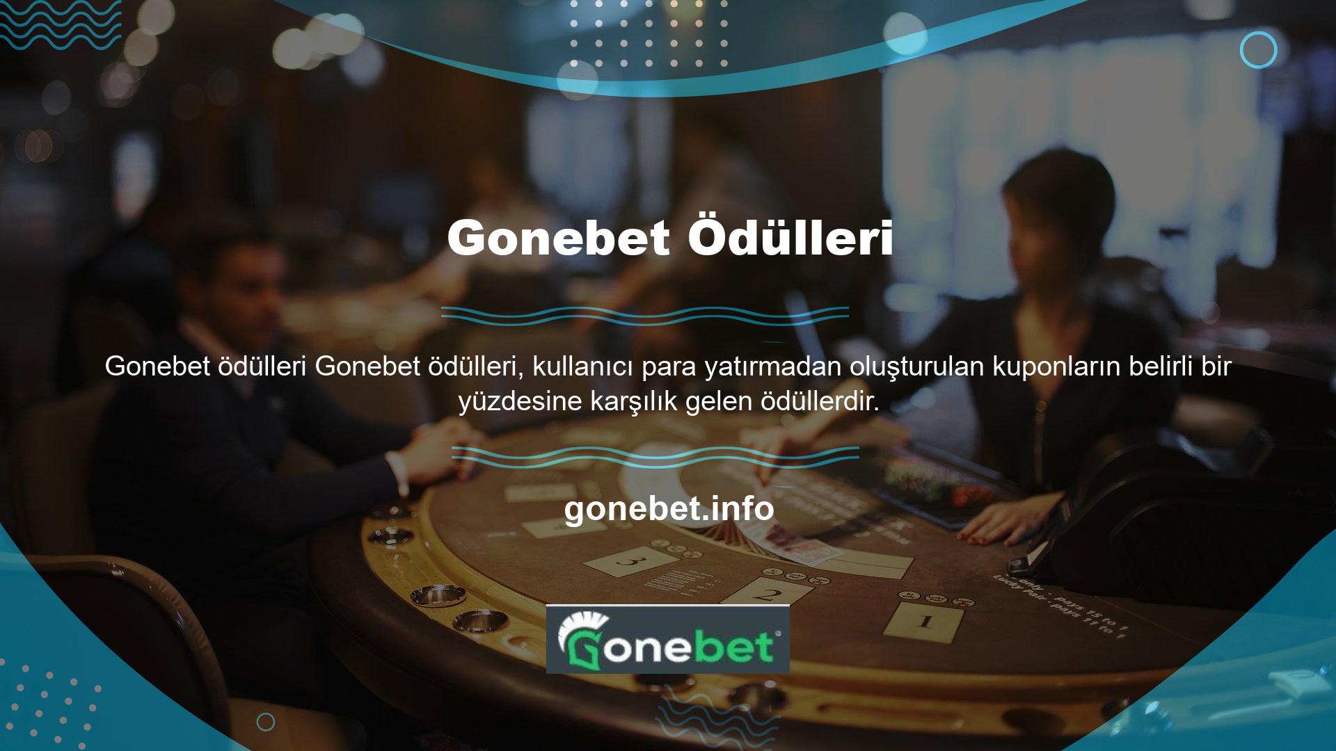 Farklı sitelerin farklı bonus kuralları olmasına rağmen, Gonebet Bonus, kullanıcıların siteyi denemeleri ve üyeliklerini sürdürmeleri için oldukça uygun bir mekanizma oluşturmaktadır