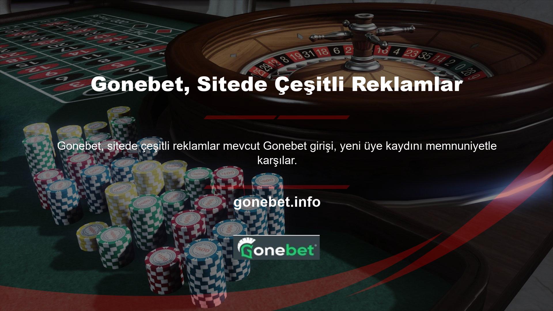 İlk kez üye olmak isteyen casino tutkunları üyelik işlemlerini hızlı bir şekilde tamamlayarak Gonebet canlı bahis sitesine üye olabilirler